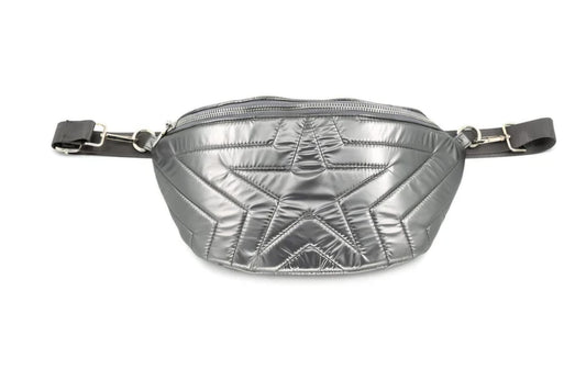 Medium Size Silver Fanny Pack